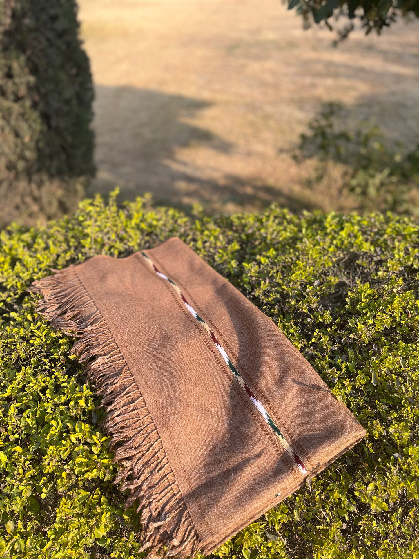 Soft Handmade Shawl(brown)
